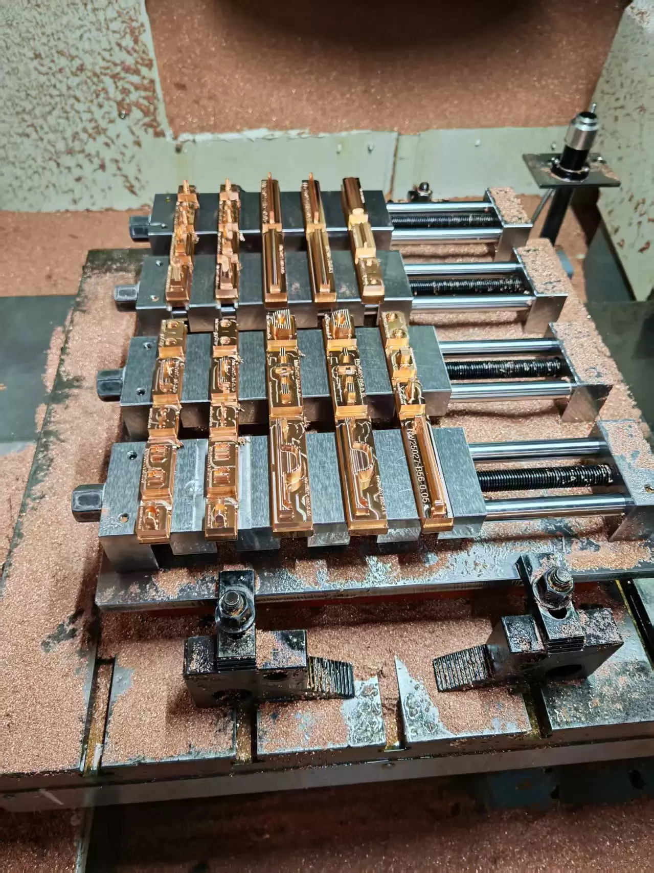 Production of metal auxiliary materials